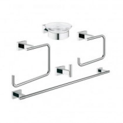 Set d’accessoires salle de bain luxe Grohe Essentials Cube