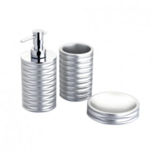 SET DE 3 PIECES ACCESSOIRES DE SALLE DE BAINS à poser | DUEMILA