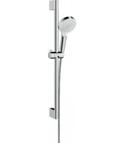 Set de douchette Hansgrohe Crometta Vario/Unica, blanc/chromé, 900mm