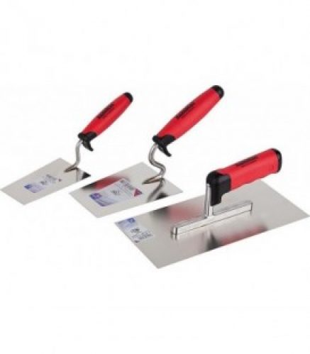 set de ustensiles 3 pièces Inox, 2 poignées K, couteau de platrier