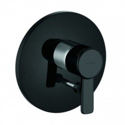 Set d’habillage en laiton – mitigeur mécanique – noir- à encastrer – Zenta – KLUDI