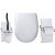 Set OLFA accessoires WC Argent Métal