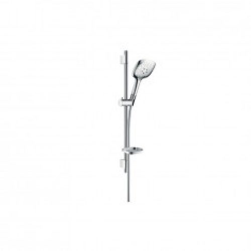 Set Raindance Select E 150 / Unica’S Puro 0,65 m blanc chromé Hansgrohe