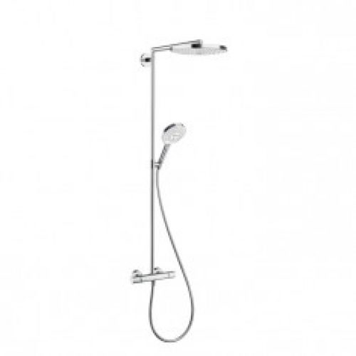 Showerpipe Raindance Select S 240 2 jets – Blanc/Chromé 27129400