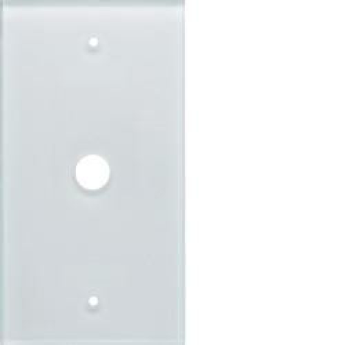 silea Plaque 1 poste neve HAGER WMC411