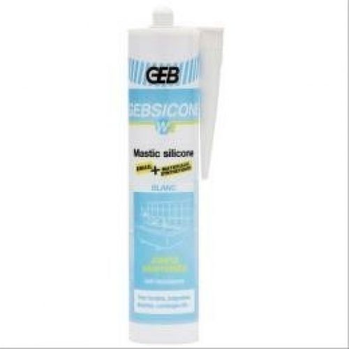 Silicone Gebsicone W2 sanitaire et matériaux synthétiques 310ml blanc GEB – GEB