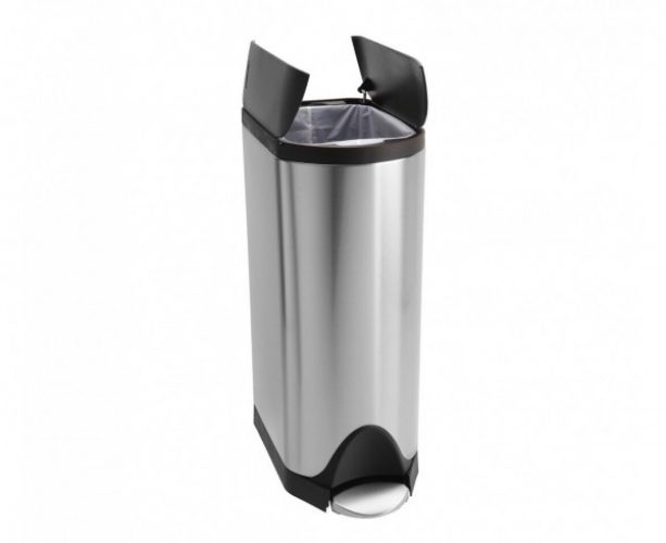 Simplehuman poubelle papillon à pédale 30L acier (CW1956)