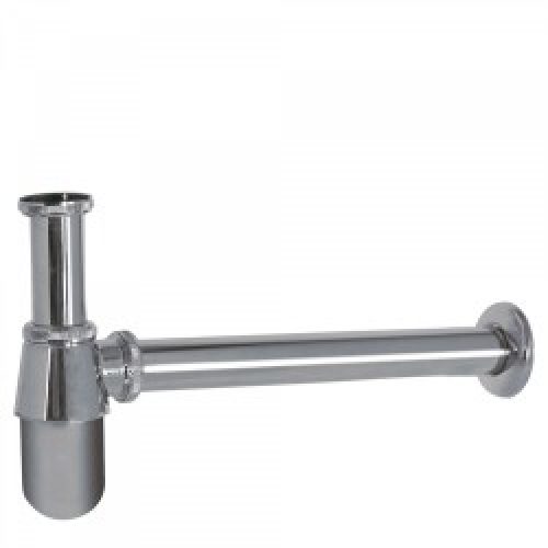 Siphon bouteille avec bouchon de visite pour lavabo  – TRES 13463430