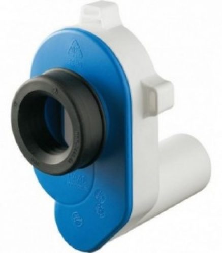 Siphon d&rsquo;aspiration PE pour urinoir sortie horizontale pour tube 50 mm avec joint