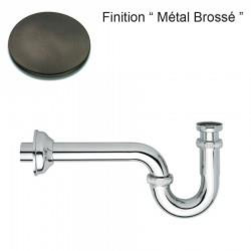 SIPHON DE LAVABO FORME S 1″1/4 METAL BROSSE – CRISTINA ONDYNA AC20177