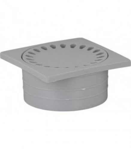 Siphon de sol plateau: 250x250mm diametre: 100mm, Hauteur: 85mm