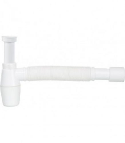 Siphon DN40 (1 1/2&Prime;), Dim.: 40-50mm plastique blanc