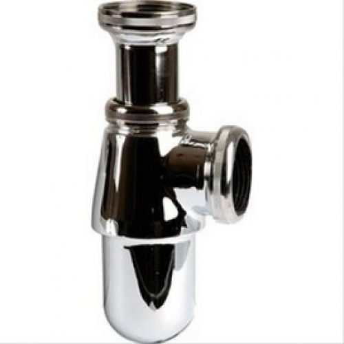 Siphon d’évier laiton chromé