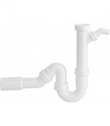 siphon d&rsquo;évier universel 1 1/2&Prime; DN40/50 – plastique avec tuyau de raccordement