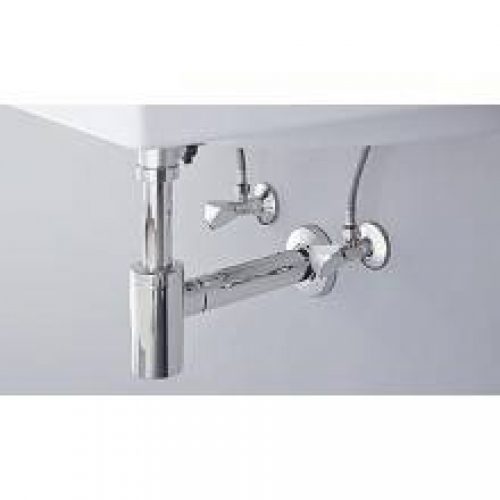 Siphon en laiton chromé pour lavabo Grohe Veris