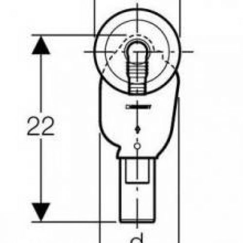 Siphon encastré pour lave-linge/lave-vaisselle