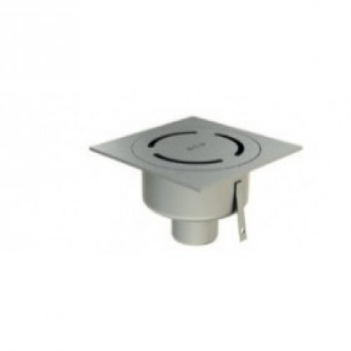 Siphon inox complet – couverture sablée – Showerdrain Eko