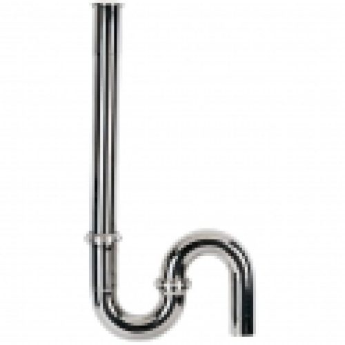 Siphon laiton chromé sortie verticale – Sélection Cazabox