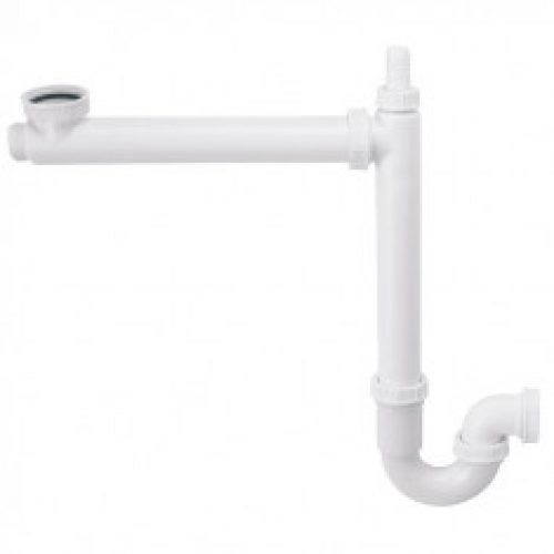 Siphon « P » Ø40 mm déporté vers l’arrière – Wirquin Pro 30720478