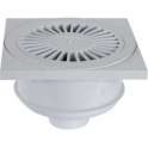 Siphon PVC rond platine carré – Nicoll