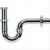 Siphons tube lavabo, réglables, en laiton