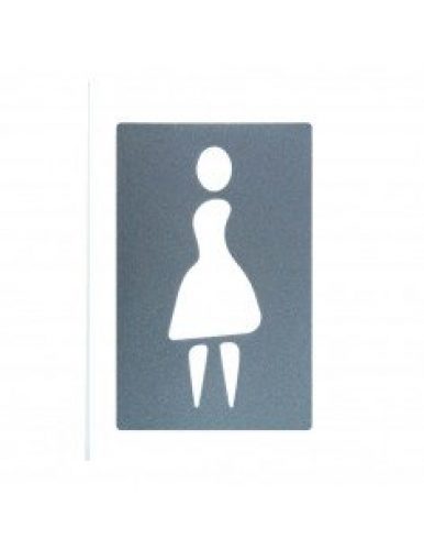 SOCONA SG61 Signalétique pictogramme Signa Femme gris anthracite