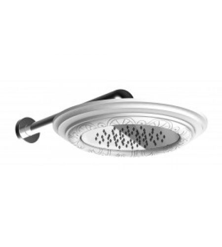 SOFFIONE TONDO con braccio doccia Ø 320 GRAFFIO FRAME FR801