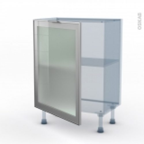 Sokleo Facade Alu Vitree Kit Renovation 18 Meuble Bas Prof37 1 Porte L60Xh70Xp375