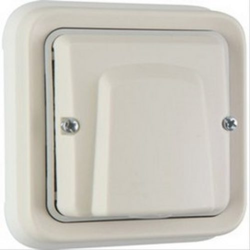 Sortie de câble Plexo complet encastré gris