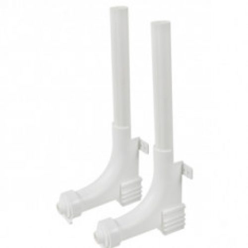 Sortie de chape pour tube double D.12 et 16