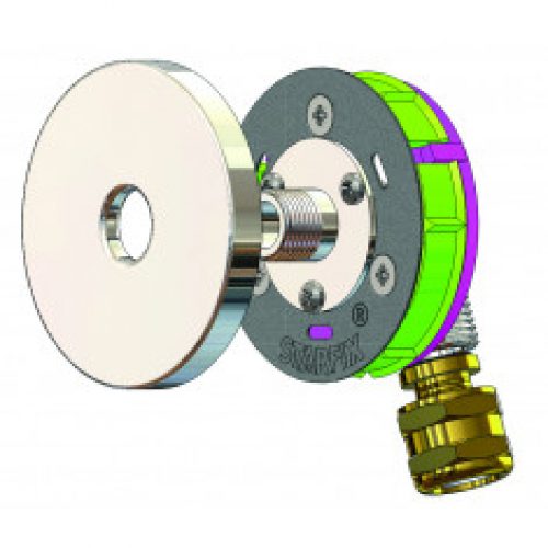 Sortie de cloison STARFIX MONO PER à compression Ø12 – M3/8″ (12/17) coudée – Anquier