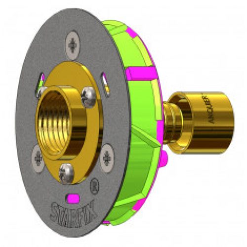Sortie de cloison STARFIX MONO PER à glissement Ø 12 – F1/2″ (15/21) droit – Anquier