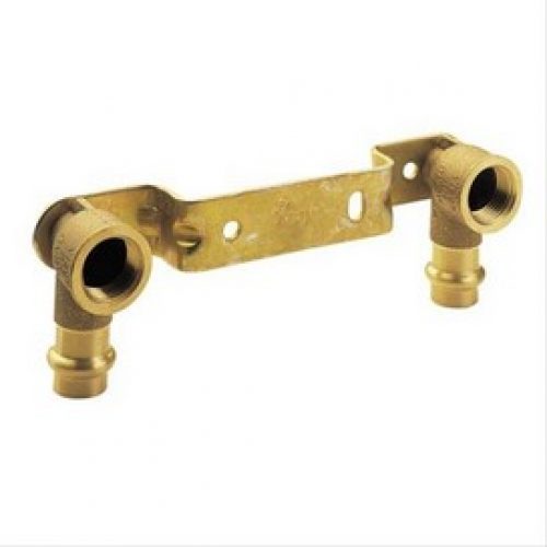 Sortie double decalée laiton à sertir F1/2 » – Ø15mm