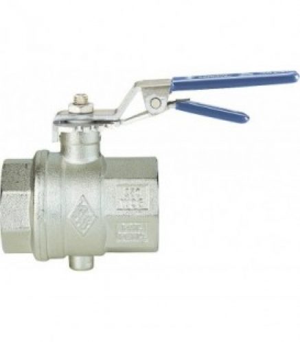 Soupape d arret en laiton 1/2&Prime; filet fem Eurofly avec regulateur de debit Joint NBR