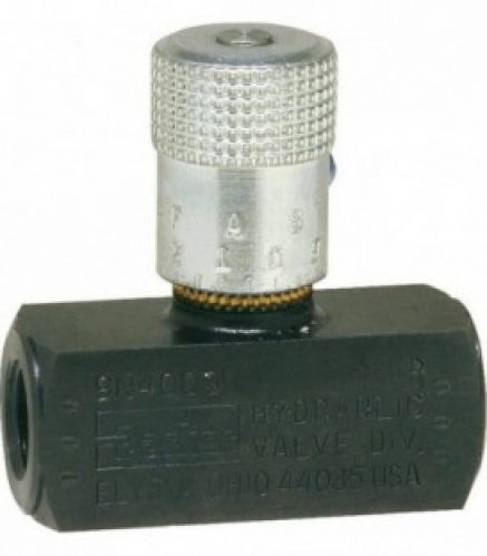 Soupape d etranglement en acier filet femelle R 1/4