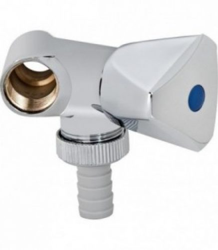 Soupape de raccordement d appoint avec RV pour 1 robinet DN 15 (1/2&Prime;), chrome
