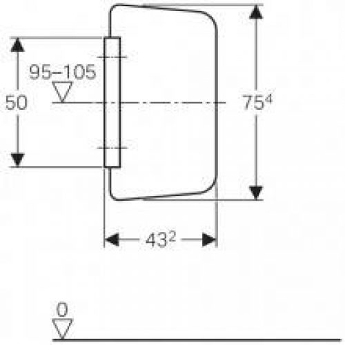 Séparateur Geberit en verre