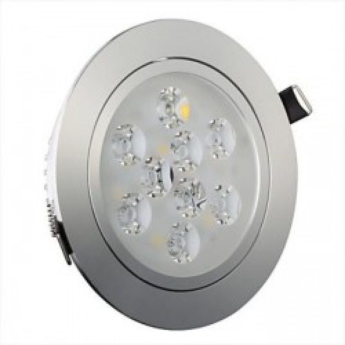 Spot Rond Décoratif à 9 Leds en Aluminium, 9W 730lm