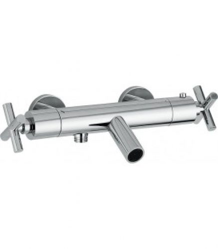 SPRING mélangeur thermostatique baignoire, saillie 142 mm chromé