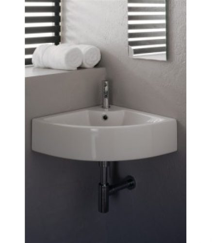 Square lavabo d&rsquo;angle