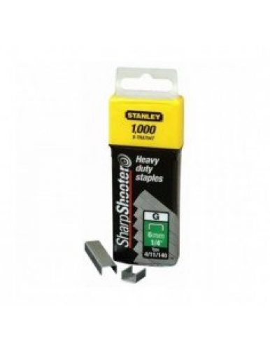 STANLEY – Boîte de 1000 agrafes type G 8mm – 1-TRA705T