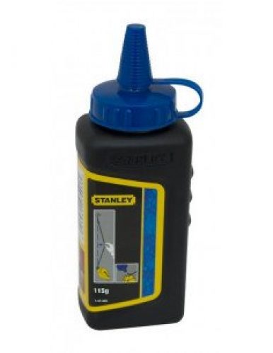 STANLEY – Flacon de poudre à tracer bleue 115grs – 1-47-403