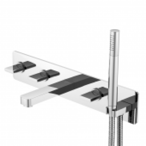 Steinberg Series 230 – Robinetterie 5 trous baignoire avec inverseur manuel chrome