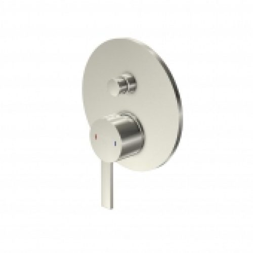 Steinberg Series 260 – Set de finition pour mitigeur monocommande encastré bain / douche pour 2 sorties nickel brossé