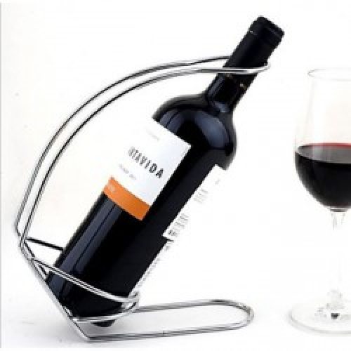 Support-bouteille de style classique en acier inoxydable