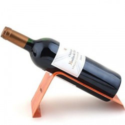 Support-bouteille de style classique en bois