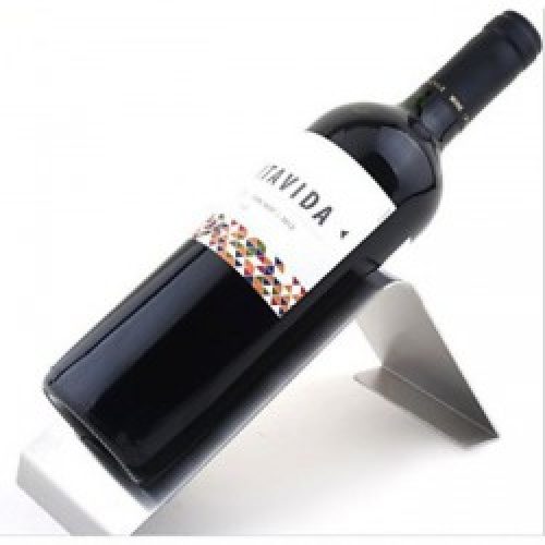 Support-bouteille de style simple en acier inoxydable