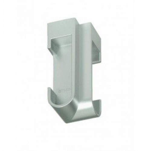 Support d&rsquo;angle plastique pour tube de penderie 30×15