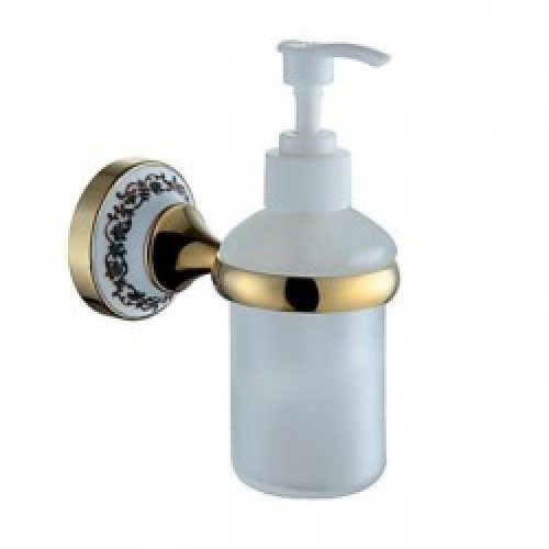 Support de distributeur de savon en laiton et ti-pvd