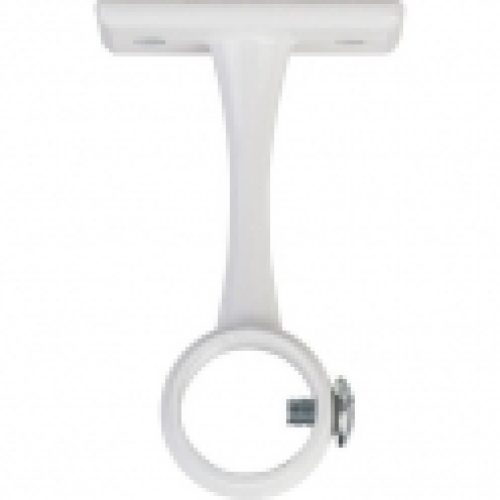 Support de tube rond acier blanc – Duval